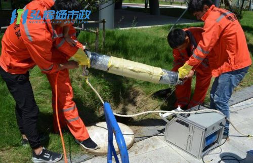 苏州姑苏区管道修复现场